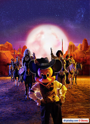 Mickey in Buffalo Bill's Wild West Show