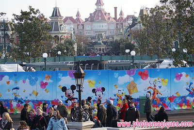 Central Plaza Stage construction