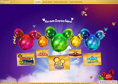 Mickey's Magical Party website