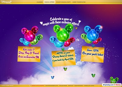 Mickey's Magical Party website