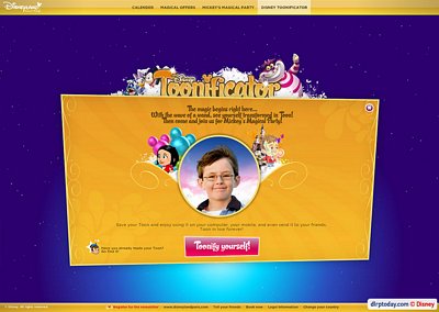 Mickey's Magical Party website