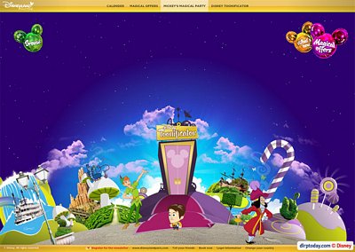 Mickey's Magical Party website