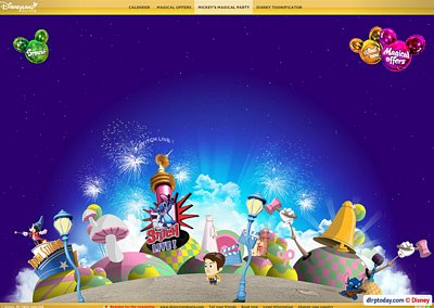 Mickey's Magical Party website