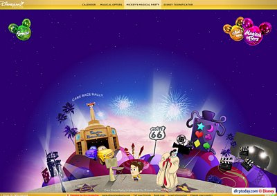 Mickey's Magical Party website