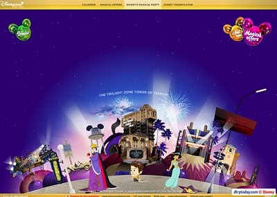 Mickey's Magical Party website