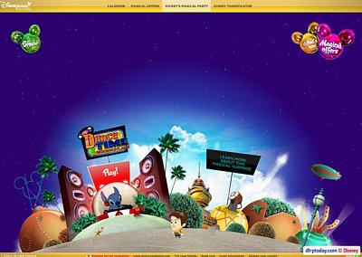 Mickey's Magical Party website