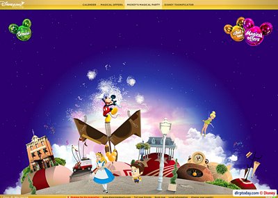 Mickey's Magical Party website