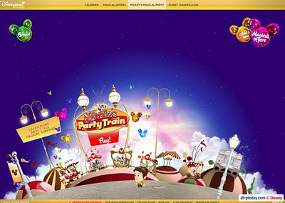 Mickey's Magical Party website