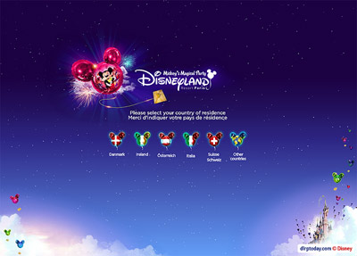 Mickey's Magical Party website