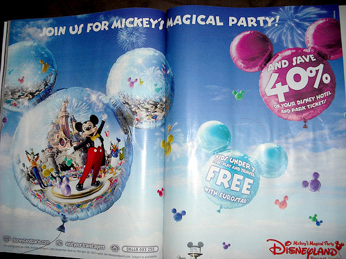 Mickey's Magical Party advertising