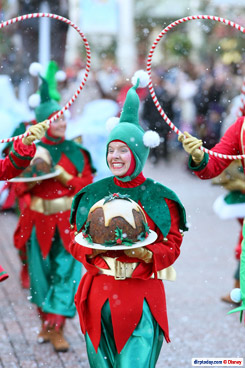 Santa's (almost) new sleigh pulls into Disneyland