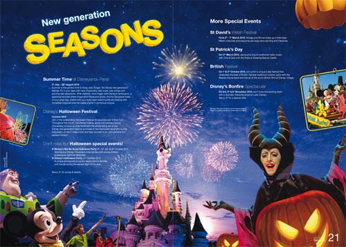 Disneyland Paris New Generation Festival Brochure