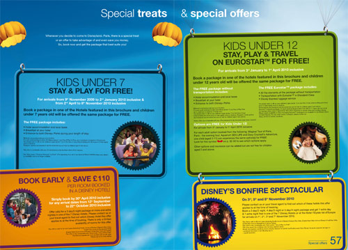 Disneyland Paris New Generation Festival Brochure