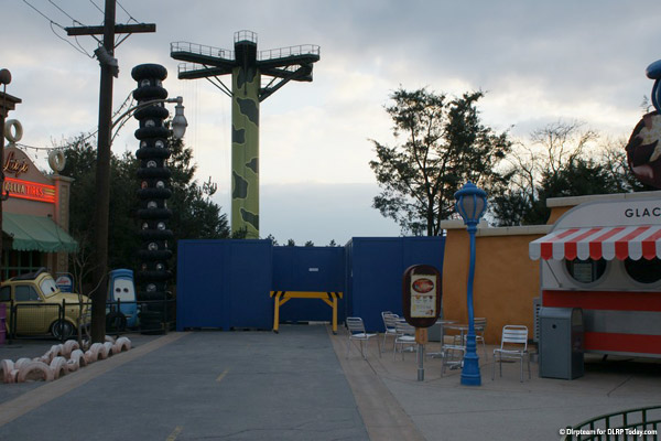 Toy Story Playland construction