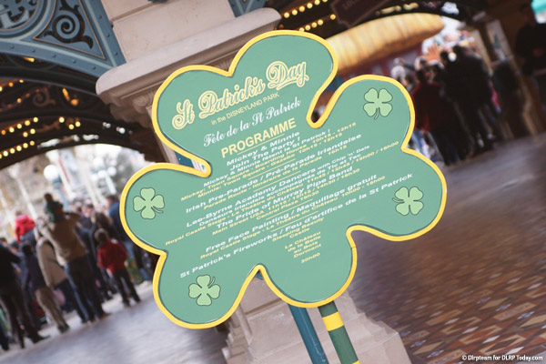 St Patrick's Day at Disneyland Paris