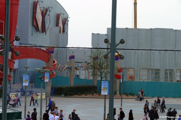 World of Disney store construction at Disneyland Paris