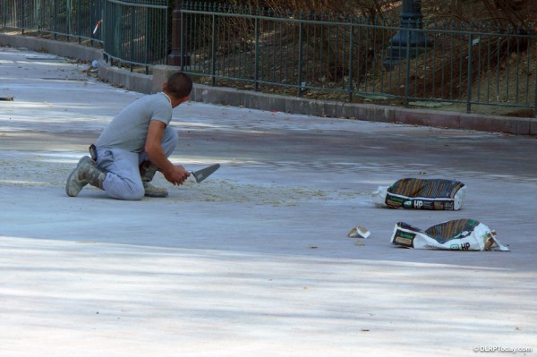 Fantasyland floor refurbishment