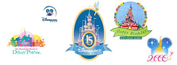 Past Disneyland Paris logos