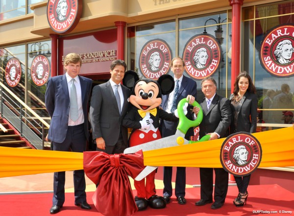 Earl of Sandwich Disney Village inauguration