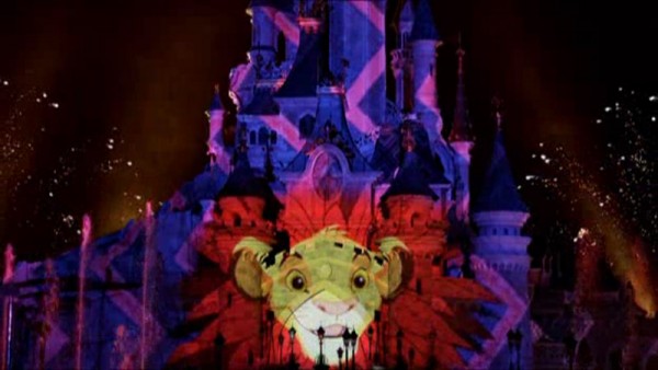 "The Lion King" scene in Disney Dreams! at Disneyland Paris