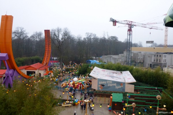 Ratatouille Kitchen Calamity dark ride construction (December 2012)