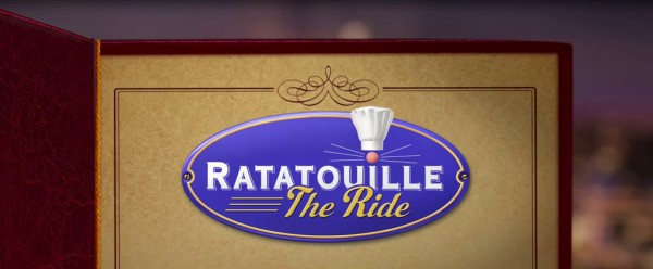 Ratatouille: The Ride Disneyland Paris logo & trailer
