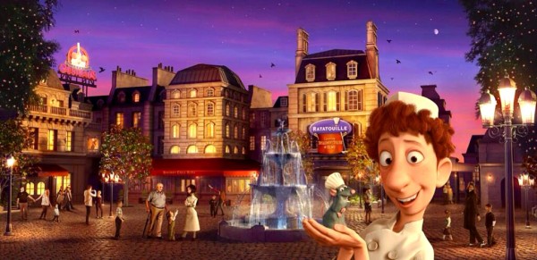 La Place de Rémy Ratatouille ride exterior concept visual Disneyland Paris