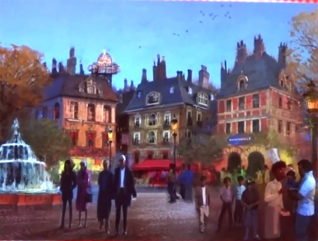 Ratatouille: The Ride - Disneyland Paris - Concept Art Models Construction