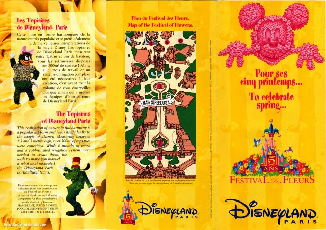 Disneyland Paris Festival of Flowers 1997