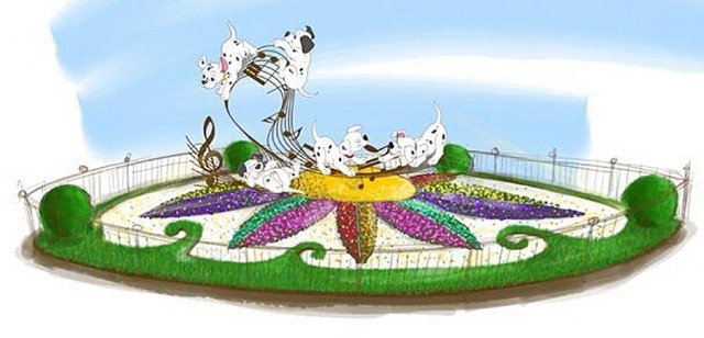 Disneyland Paris Spring Festival concept art - Swing into Spring