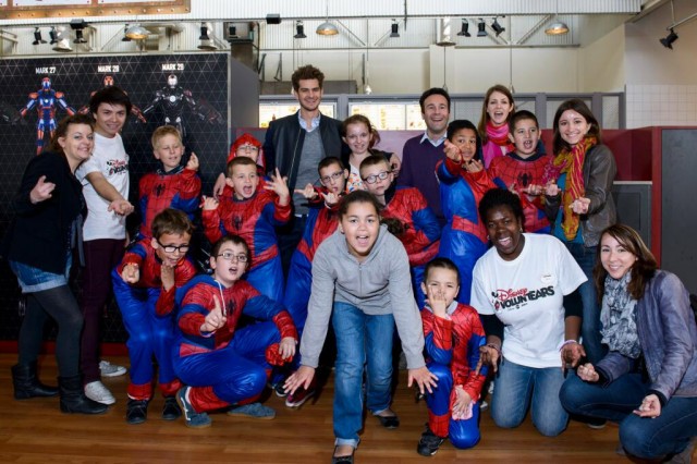 Andrew Garfield Spider-Man at Walt Disney Studios Park, Disneyland Paris