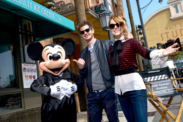 Andrew Garfield, Emma Stone, Spider-Man, Walt Disney Studios Park, Disneyland Paris