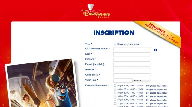 Ratatouille: The Adventure Annual Passport Passeport Annuel previews Disneyland Paris