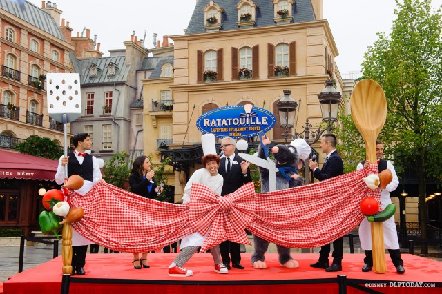 Ratatouille Disneyland Paris Opening Day Inauguration Ceremony