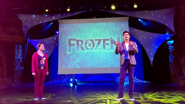 Videopolis hosts live Frozen Sing-Along trial for possible Chaparral Theater show at Disneyland Paris