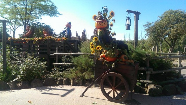 First ghosts and pumpkins of Halloween 2014 now invading Disneyland Park © InsideDLParis