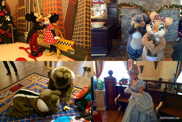 Disneyland Paris characters visit hotels during park closures