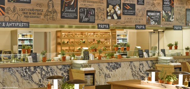 Vapiano Italian restaurant in Disney Village, Disneyland Paris