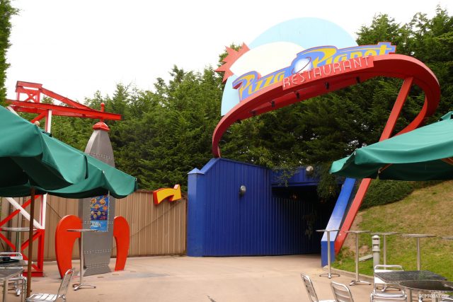 Buzz Lightyear's Pizza Planet in Discoveryland at Disneyland Paris