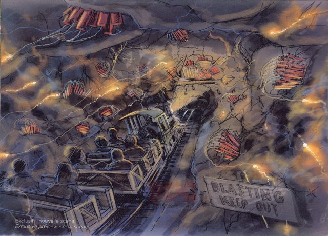 Big Thunder Mountain - new mine explosion scene for 25th Anniversary