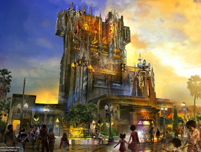 Guardians of the Galaxy: Mission BREAKOUT! Disney California Adventure concept art