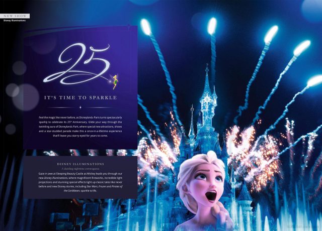 Disneyland Paris 25th Anniversary brochure