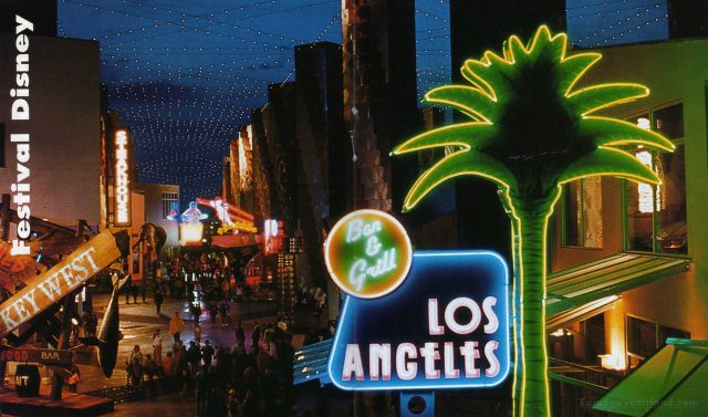 Los Angeles Bar & Grill, Festival Disney, 1992
