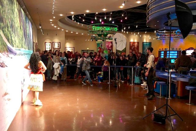 Moana character meet 'n' greet at Art of Disney Animation, Walt Disney Studios Park, Disneyland Paris (Photo: Maarten)