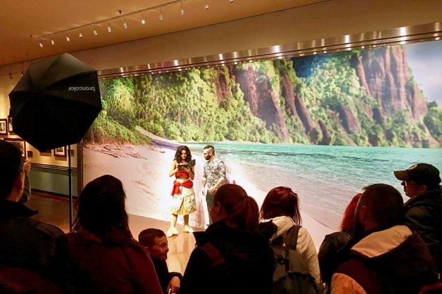 Moana character meet 'n' greet at Art of Disney Animation, Walt Disney Studios Park, Disneyland Paris (Photo: Maarten)