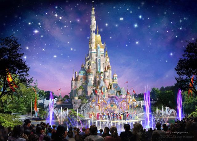 Hong Kong Disneyland multi-year expansion project - New Sleeping Beauty Castle Rebuilt