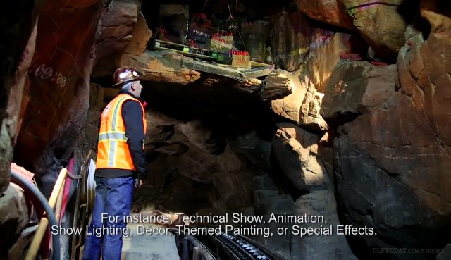 Video: Inside explosive new projection mapping effects in Big Thunder Mountain