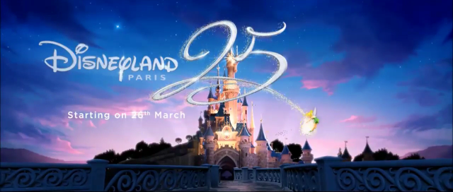 Disneyland Paris 25th Anniversary media campaign TV commercial advert
