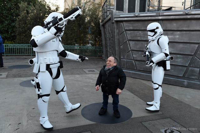 Warwick Davis at Disneyland Paris for Star Wars Season of the Force