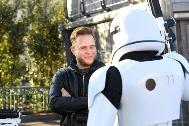 Olly Murs at Disneyland Paris for Star Wars Season of the Force